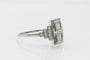 Bague 59 Bague Art déco en platine et diamants taille brillant ancien 58 Facettes 11327
