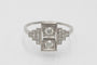 Bague 59 Bague Art déco en platine et diamants taille brillant ancien 58 Facettes 11327