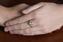 Bague 59 Bague Art déco en platine et diamants taille brillant ancien 58 Facettes 11327