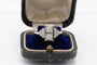 Bague 59 Bague Art déco en platine et diamants taille brillant ancien 58 Facettes 11327