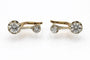 Boucles d'oreilles Boucles d'oreilles en or jaune 14k avec diamants 1,30 ct 58 Facettes 11573