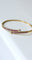 Bracelet Bracelet jonc coeur croisé rubis 58 Facettes