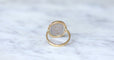 Bague 55 Bague micro-mosaïque bouquet de fleurs en or jaune 58 Facettes