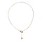 Collier Collier asymétrique contemporain en or jaune 18 carats 58 Facettes CVCO33