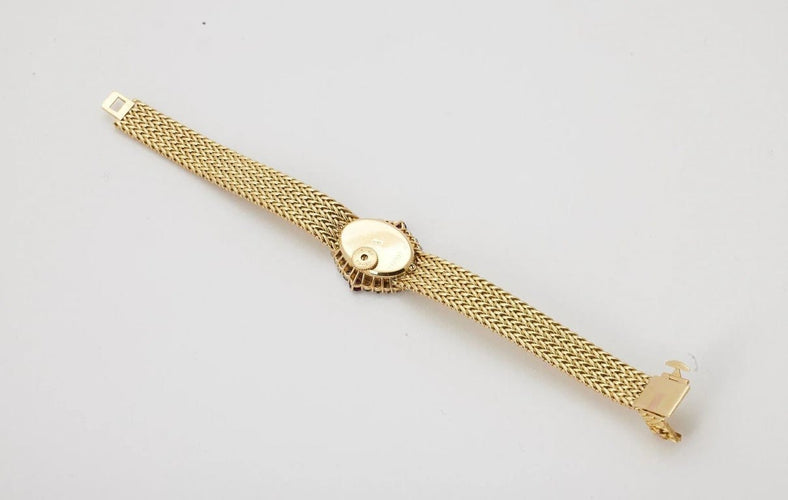 Montre Vacheron Constantin - Montre en or jaune 750 avec diamants et rubis 58 Facettes