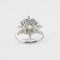Bague 54 Bague vintage en or blanc 750 avec diamant 1,26 ct et saphir 0,80 ct 58 Facettes