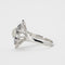 Bague 54 Bague vintage en or blanc 750 avec diamant 1,26 ct et saphir 0,80 ct 58 Facettes