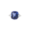 Bague 54 Bague en or blanc 18 carats avec tanzanite et diamants 58 Facettes