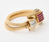Montre Montre-bracelet de 1950 en or jaune et platine 58 Facettes