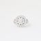 Bague 55 Bague vintage en or blanc 750/1000 et diamants 58 Facettes