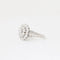 Bague 55 Bague vintage en or blanc 750/1000 et diamants 58 Facettes