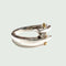 Bague 55.5 Bague tige en or 18 carats et diamants 58 Facettes