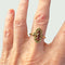 Bague 54 Bague début XXe siècle en or 18 carats avec diamants et rubis 58 Facettes Q991A