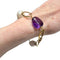 Bracelet Bracelet contemporain en or jaune 18 carats avec améthyste et perle 58 Facettes Q1000A