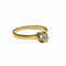 Bague 55 Bague solitaire en or 18 ct avec diamant taille ancienne 58 Facettes Q50B