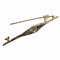 Broche Broche Art déco en or 18 ct et platine, diamants et saphirs 58 Facettes A1633