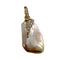 Pendentif Pendentif moderne XXIe siècle en or 18 ct, diamants et perle baroque 58 Facettes Q150B(950)