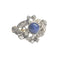 Bague 56 Bague Art déco années 1930 en or 18 ct et platine, diamants et saphirs synthétiques 58 Facettes Q896A(860)
