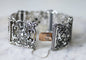 Bracelet Jules Wiese - Bracelet articulé en argent et or jaune 58 Facettes