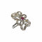 Bague 58.5 Bague Art déco en or 18 ct et platine avec diamants et rubis 58 Facettes Q177B