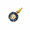 Pendentif Pendentif Art déco en or jaune 18 ct avec diamants et saphirs 58 Facettes A2613