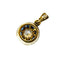 Pendentif Pendentif Art déco en or jaune 18 ct avec diamants et saphirs 58 Facettes A2613
