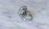Bague 56 Bague cocktail aigue-marine et diamants 58 Facettes
