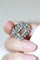 Bague 56 Bague cocktail aigue-marine et diamants 58 Facettes