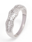 Bague 55 Bague contemporaine - Bague en or 18 ct et diamants 58 Facettes Q234B