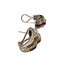 Boucles d'oreilles Boucles d’oreilles - Design contemporain en or 18 carats avec diamants et rubis 58 Facettes Q250B