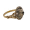 Bague 52 Bague époque 1910-1915 en or jaune 18 ct et diamants 58 Facettes Q98B