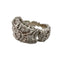 Bague 54 Bague contemporaine XXe siècle en or jaune 18 carats et diamants 58 Facettes Q125B