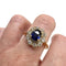 Bague 52 Bague Art déco en or 18 kt avec diamants et saphir naturel 58 Facettes Q304B(2)