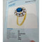 Bague 52 Bague Art déco en or 18 kt avec diamants et saphir naturel 58 Facettes Q304B(2)