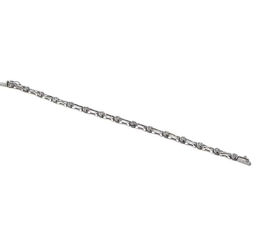 Bracelet Bracelet design contemporain en or 18 carats avec diamants 58 Facettes Q263B(99)