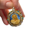 Pendentif Pendentif religieux contemporain en or jaune 18 ct avec diamants et perles 58 Facettes Q344B