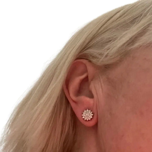 Boucles d'oreilles Boucles d'oreilles Art déco contemporaines en or 18 carats et diamants 58 Facettes Q359B(129)
