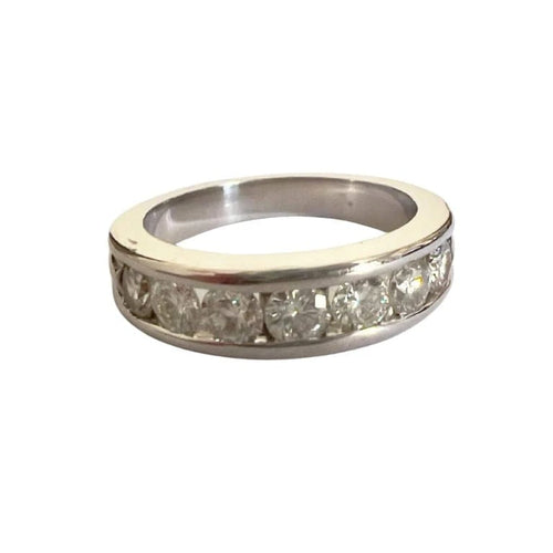 Bague 50.5 Bague design contemporain XXe siècle en or 18 carats et diamants 58 Facettes Q292B
