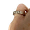 Bague 50.5 Bague design contemporain XXe siècle en or 18 carats et diamants 58 Facettes Q292B