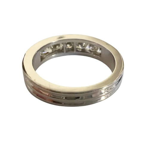 Bague 50.5 Bague design contemporain XXe siècle en or 18 carats et diamants 58 Facettes Q292B