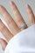Bague 50.5 Bague cible double entourage diamants en or blanc 58 Facettes