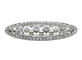 Broche Broche ajourée en or blanc 18 carats et platine, diamants 2 carats 58 Facettes AB668