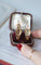 Boucles d'oreilles Poissardes anciennes - Boucles d'oreilles cœur et fleur en or rose et jaune 18 kt 58 Facettes