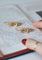 Boucles d'oreilles Poissardes anciennes - Boucles d'oreilles cœur et fleur en or rose et jaune 18 kt 58 Facettes