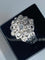 Bague 51 Bague fleur en platine sertie de diamants 58 Facettes AB29