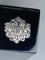 Bague 51 Bague fleur en platine sertie de diamants 58 Facettes AB29