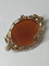 Pendentif Broche pendentif camée en agate en or 18 ct et perles fines 58 Facettes AB40