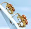 Boucles d'oreilles Parure Napoléon III - Pendentif et boucles d’oreilles en or jaune, corail et perles fines 58 Facettes AB185