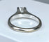 Bague 52 Bague en or 18 carats et diamant taille brillant 58 Facettes AB183