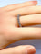 Bague 54 Alliance en platine sertie de 23 diamants taille brillant 58 Facettes AB393